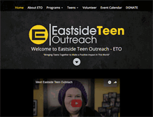 Tablet Screenshot of eastsideteenoutreach.com